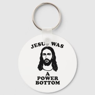 Porte-clés Jésus était un fond puissant humour Pride Noël