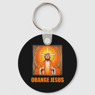 Porte-clés Jesus Funny Trump 1