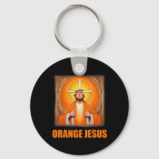 Porte-clés Jesus Funny Trump 1 (Recto)