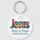 Porte-clés Jesus geometric pattern (Verso)