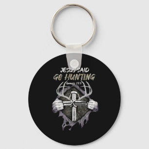 Porte-clés Jesus Go Chasse Genèse 273 Chasse Chasse Chrétienn