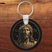 Porte-clés Jésus Gold 1 (Verso)
