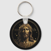 Porte-clés Jésus Gold 1 (Verso)