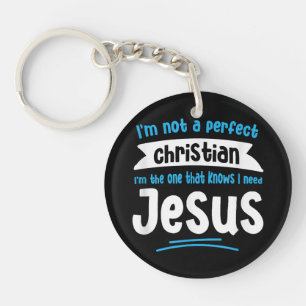 Porte-clés Jésus Hommes Femmes Enfants Amusants Christian Bib