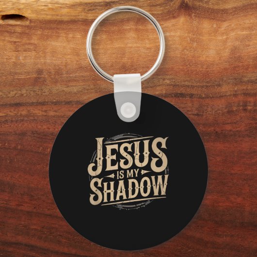 Porte-clés Jesus Is My Shadow Religious Fun Tee  (Recto)