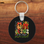 Porte-clés Jesus Is The Reason For The Season Christian Chris (Recto)