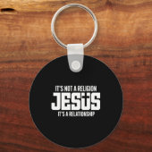 Porte-clés Jesus It’s Not A Religion It’s A Relationship Chri (Recto)