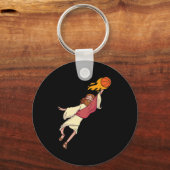 Porte-clés Jésus Jouant Au Basket (Recto)