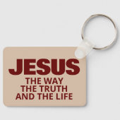 PORTE-CLÉS JÉSUS LA VÉRITÉ ET LA VIE (Recto)