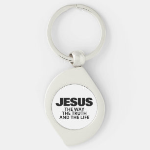 PORTE-CLÉS JÉSUS LE CHEMIN LA VÉRITÉ ET LA VIE