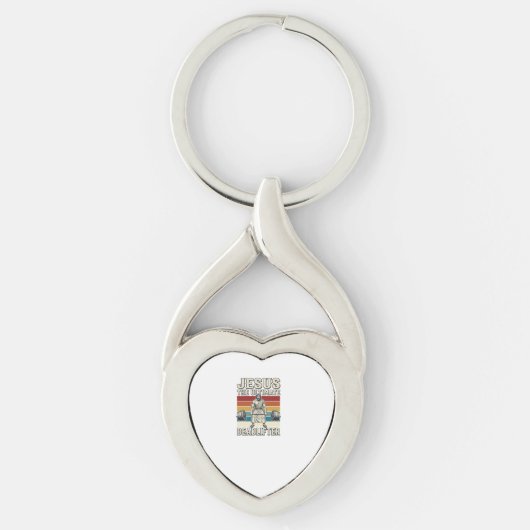 Porte-clés Jésus Le Levreur De Poids Ultime Design Vectoriel (Devant)