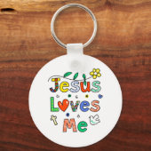 Porte-clés Jésus m'aime (Recto)
