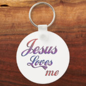 Porte-clés Jésus m'aime (Recto)