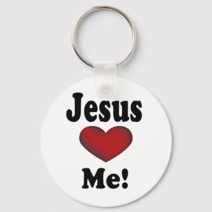 Porte-clés Jésus m'aime