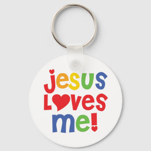 Porte-clés jésus m'aime - porte - clé