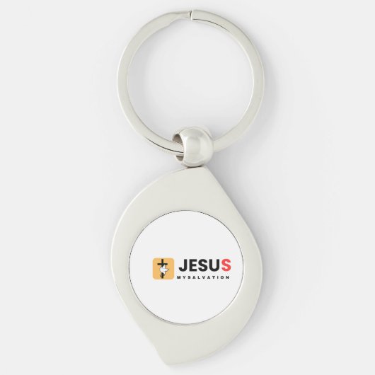 Porte-clés Jésus Mon Salut (Devant)
