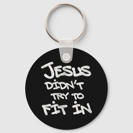 Porte-clés Jésus n'a pas essayé de s'intégrer - style grunge  (Recto)
