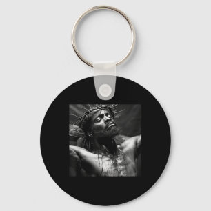 Porte-clés Jésus Noir, Chrétienté, Église, Christ, Jésus 1
