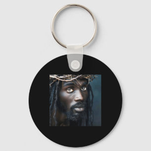 Porte-clés Jésus Noir, Christianisme, Église, Christ, Jésus _