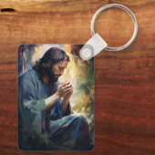 Porte-clés Jésus Priant Porte - clé (Verso)