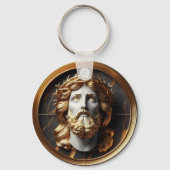 Porte-clés Jésus regardant dans les cieux avec Rencontre Divi (Verso)