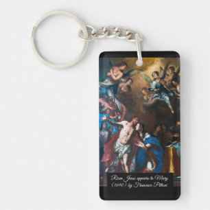 Porte-clés Jésus ressuscité apparaît à Marie