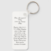 Porte-clés Jésus ressuscité apparaît à Marie (Verso)