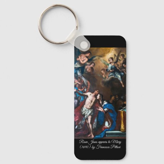 Porte-clés Jésus ressuscité apparaît à Marie (Recto)