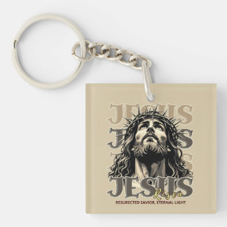 Porte-clés Jésus Ressuscité - Jésus Christ Artiste