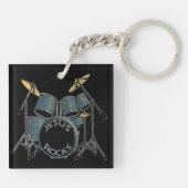 Porte-clés Jesus Rocks - batteur (Dos)