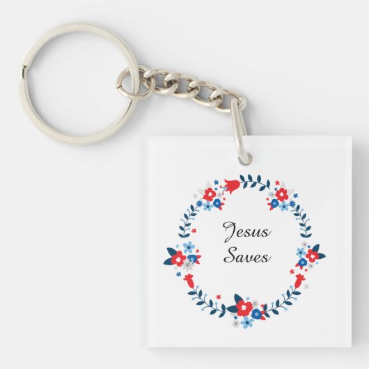 Porte-clés Jésus Sauve (Devant)