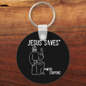 Porte-clés Jésus sauve (Recto)