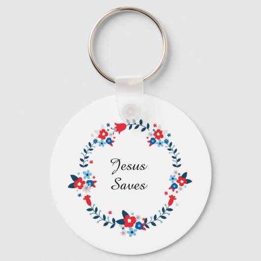 Porte-clés Jésus Sauve (Recto)