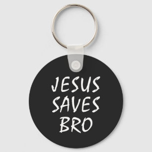 Porte-clés Jésus sauve Bro Christian