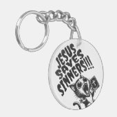 Porte-clés Jésus Sauve le Pécheur - Kitty (Devant gauche)