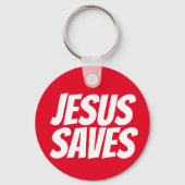 Porte-clés Jésus sauve le Porte - clé chrétien (Recto)