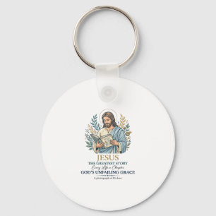 Porte-clés Jesus Scrapbooking Mémoire Garder Maman Vintage Sh