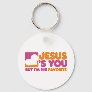 Porte-clés Jésus t'aime