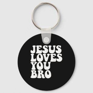 Porte-clés Jésus t'aime Bro Église chrétienne Jésus aime Y