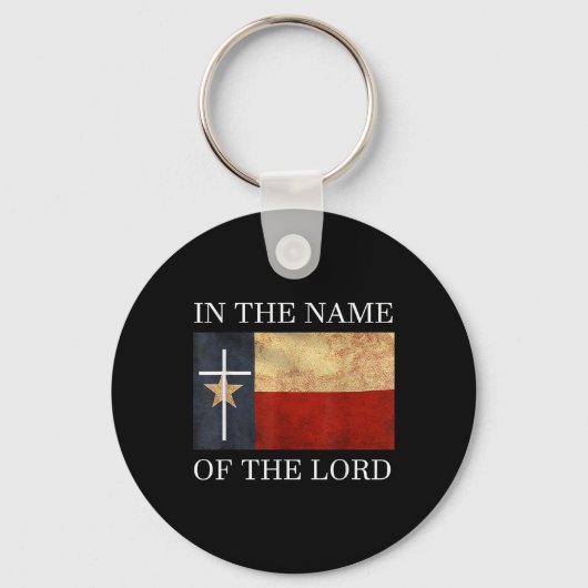 Porte-clés Jésus Texas chrétien (Recto)