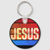 Porte-clés Jesus, the way the truth and the life sunset (Verso)