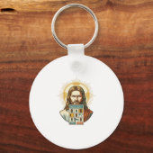 Porte-clés Jésus Vérification de Captcha Endless Feux de Circ (Recto)