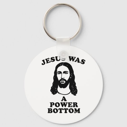 Porte-clés Jesus Was A Power Bottom Funny Pride Christmas Gag (Recto)
