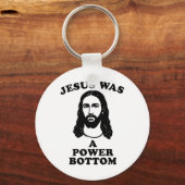 Porte-clés Jesus Was A Power Bottom Funny Pride Christmas Gag (Recto)