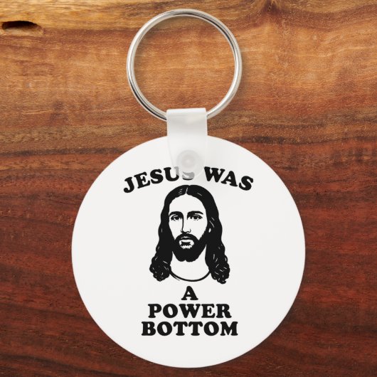 Porte-clés Jesus Was A Power Bottom Funny Pride Christmas Gag (Recto)