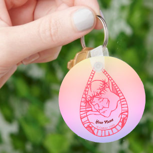 Porte-clés Jésus Wept Christian