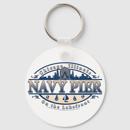 Porte-clés Jetée de la Navy Chicago (Recto)