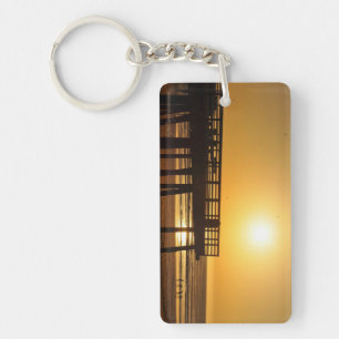 Porte-clés Jetée de Pismo au soleil