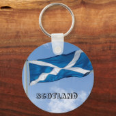 Porte-clés Jeter le drapeau de l'Ecosse (Recto)