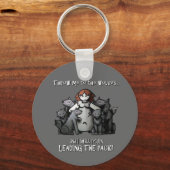 Porte-clés "Jetez-Moi Aux Loups" (Recto)